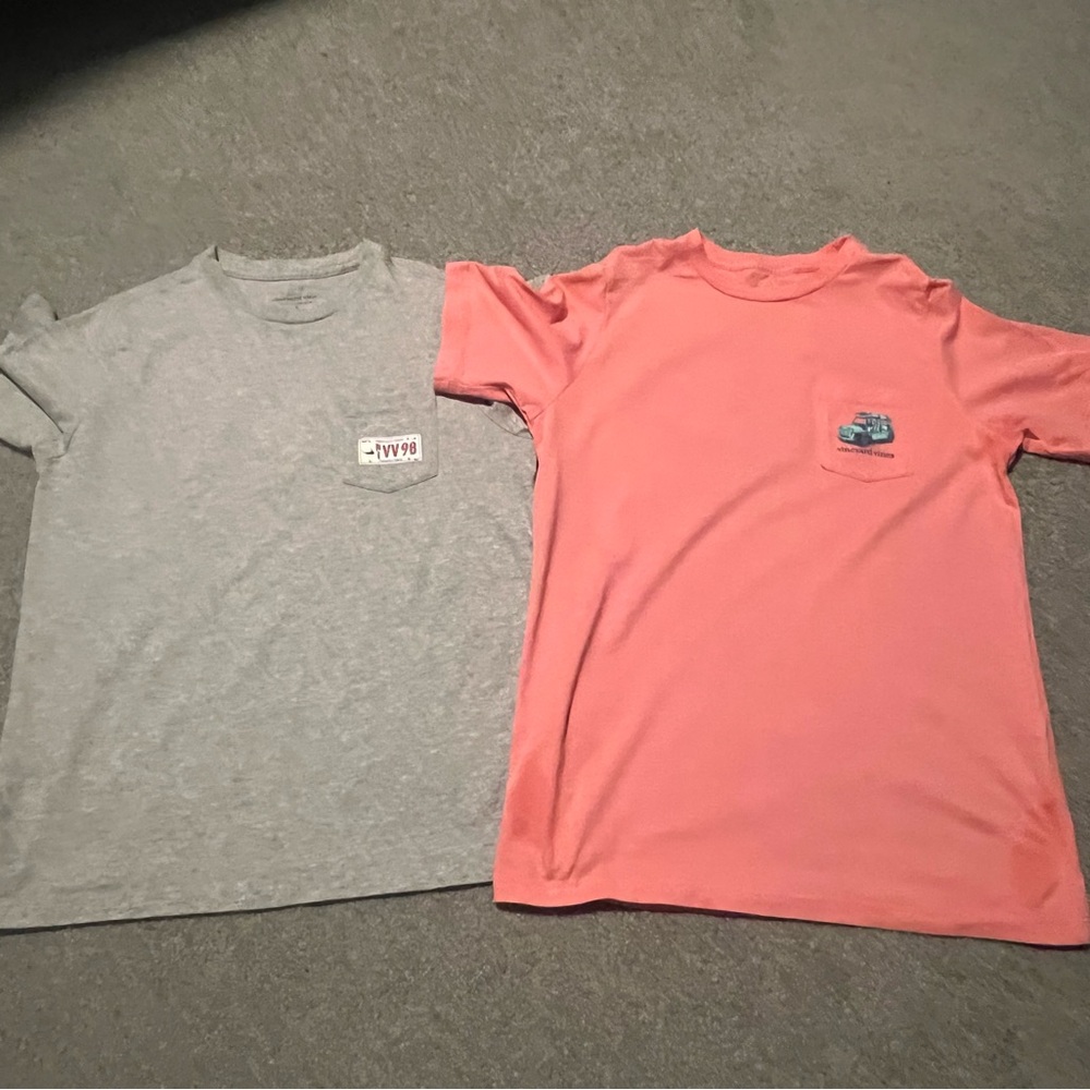 Vineyard Vines Boys Nantucket and Jeep T-Shirts, Size 8-10